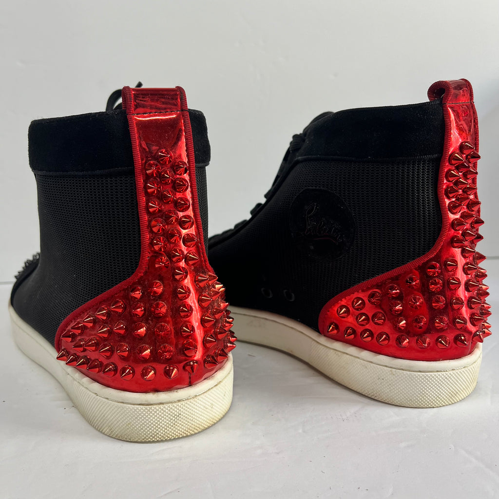 Christian Louboutin Men's Spike Sneakers Size 8 - Sandy's Savvy Chic Resale Boutique