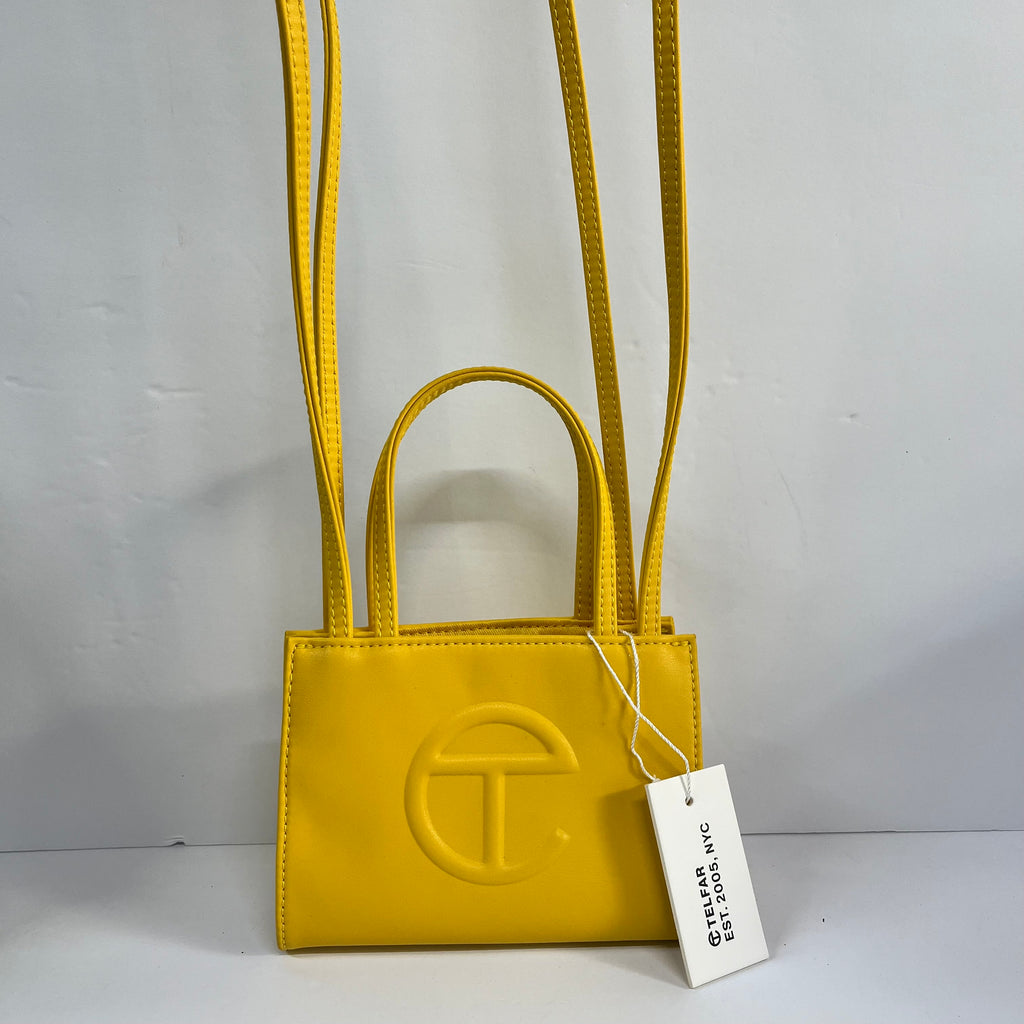 Mini Yellow Telfar Crossbody - Sandy's Savvy Chic Resale Boutique
