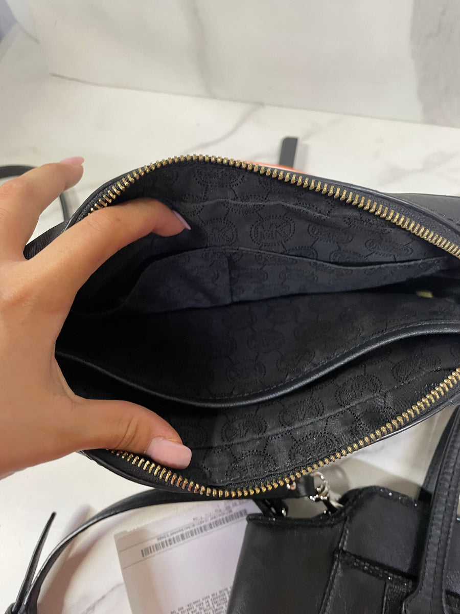 WOMENS MICHAEL KORS BLACK MULTI DESIGNER CROSSBODY – Sandy's Savvy