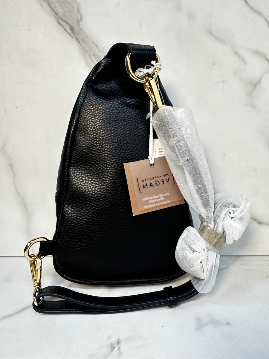 crossbody backpack leather anthropologie 49 Briar Bag | Italian This bag embodies the conscious traveler who values both style and sustainability WOMENS Anthropologie Black Sling Bag
