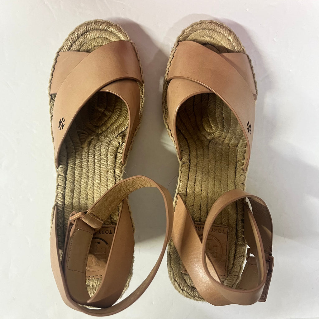 Tory Burch Tan Wedges Size 8 - Sandy's Savvy Chic Resale Boutique
