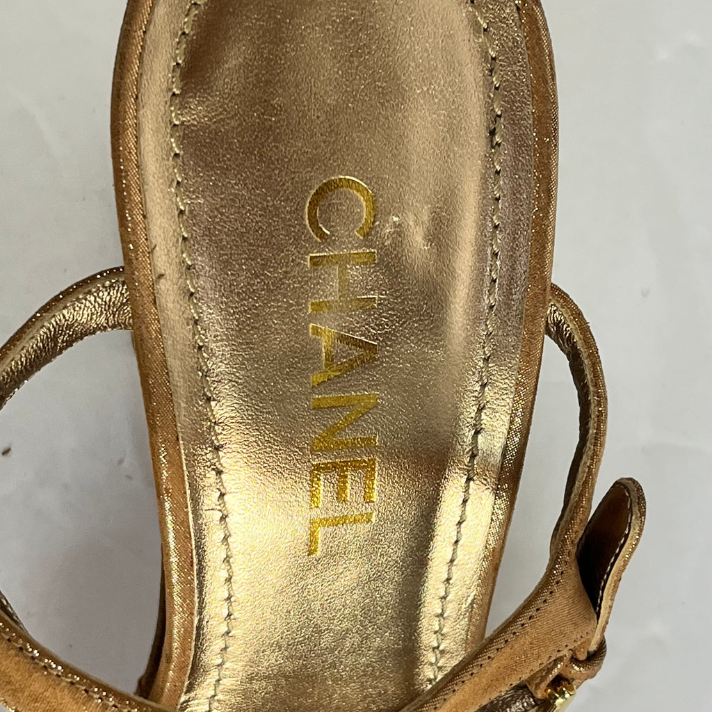 Chanel Cork Heels Size 8.5 - Sandy's Savvy Chic Resale Boutique