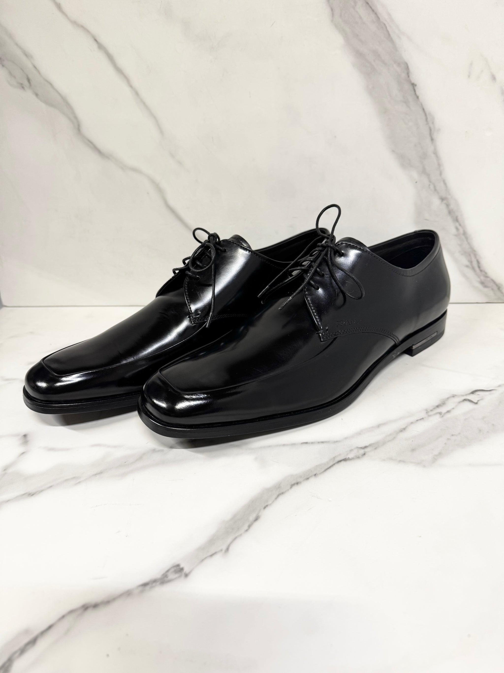 MENS PRADA Calzature Uomo Derby Dress Shoe – Sandy's Savvy