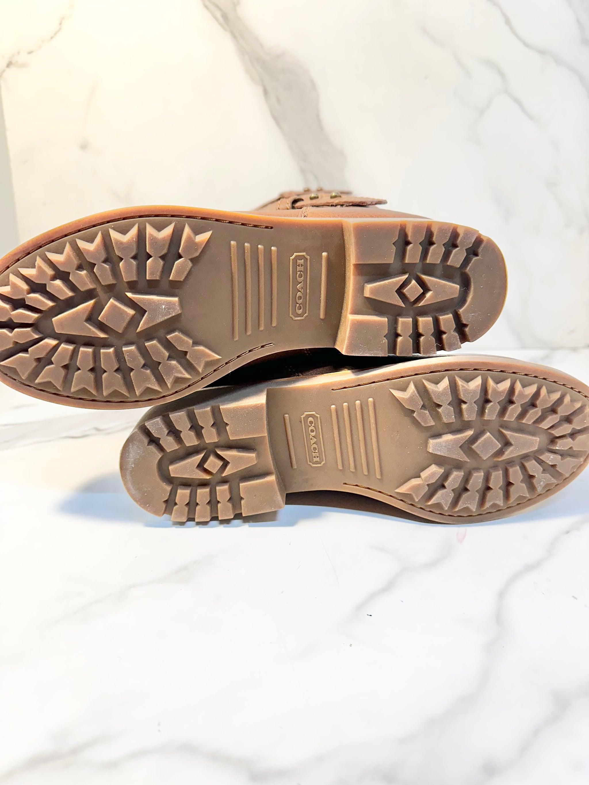 sale!COACH★コーチ★virginia boot★ロゴレザーバイカーブーツ sale!COACH☆コーチ☆virginia boot☆ロゴレザーバイカーブーツ
