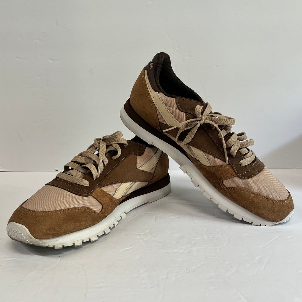 Reebok Classic Leather MCCS Cappuccino Sneakers Size 9.5 - Sandy's Savvy Chic Resale Boutique