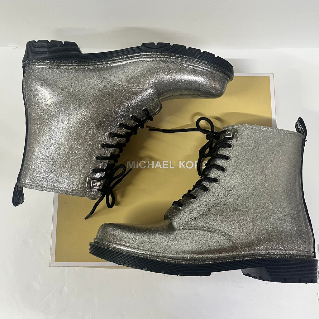 Michael Kors Glitter Tavie Rain Boots Size 11 - Sandy's Savvy Chic Resale Boutique