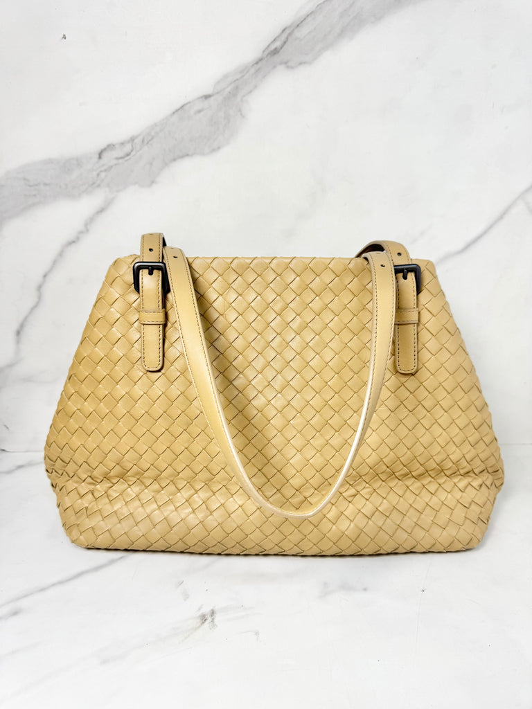 Bottega Veneta Intrecciato Cesta Shoulder Bag - Sandy's Savvy Chic Resale Boutique