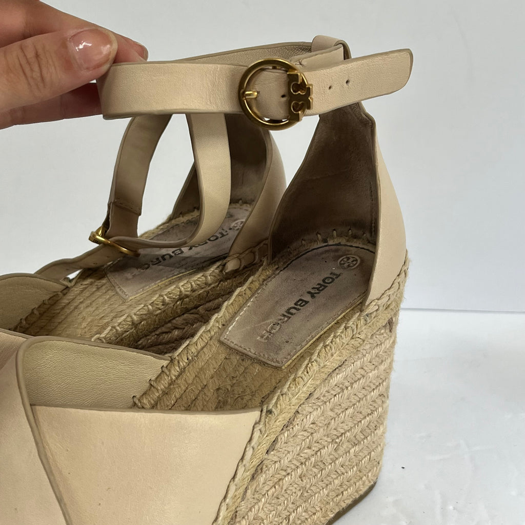 Tory Burch Selby Wedges Size 7.5 - Sandy's Savvy Chic Resale Boutique