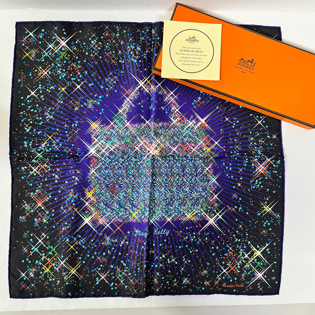 Hermes Magic Kelly Silk Pocket Square - Sandy's Savvy Chic Resale Boutique