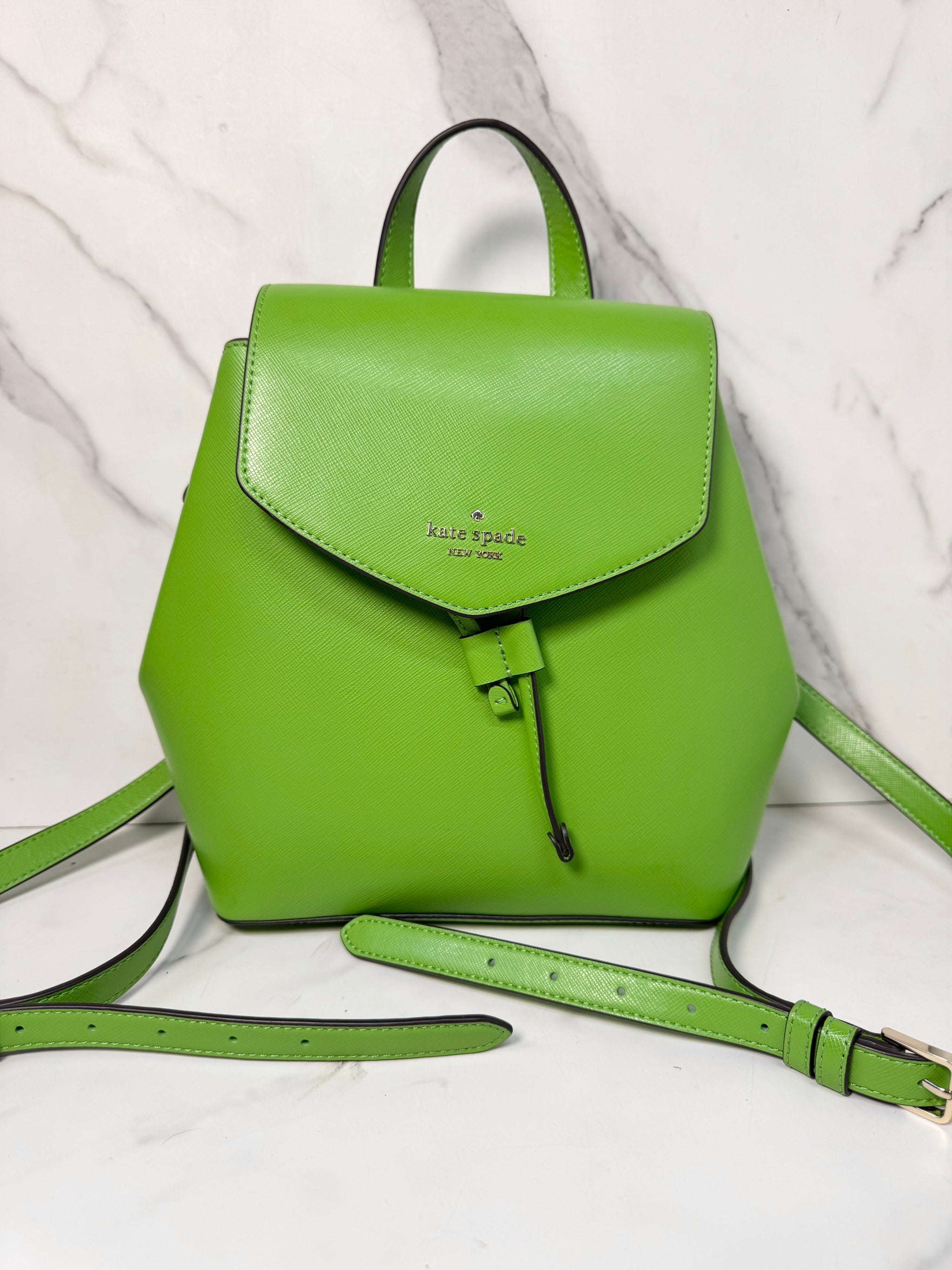 WOMENS Kate Spade Medium Lizzie Flap Backpack – Sandy