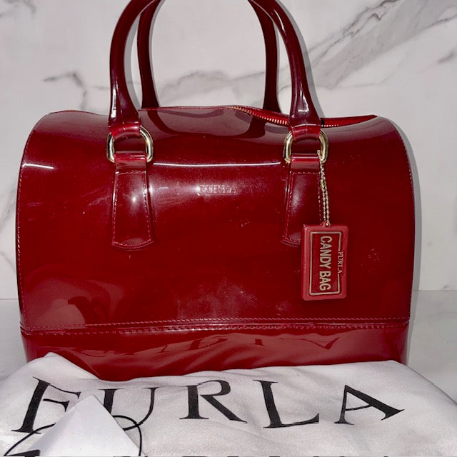 Furla Jelly Candy Top Handle Bag - Sandy's Savvy Chic Resale Boutique