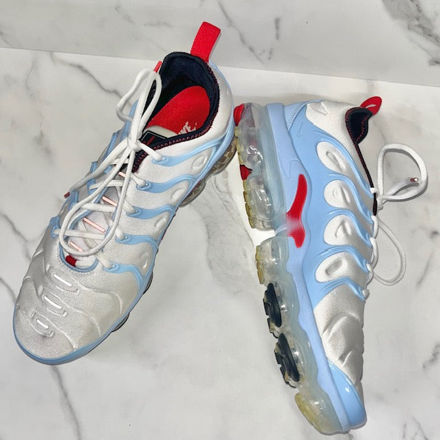 Nike Air VaporMax Plus 'University Red' Sneakers, Size 10.5 - Sandy's Savvy Chic Resale Boutique