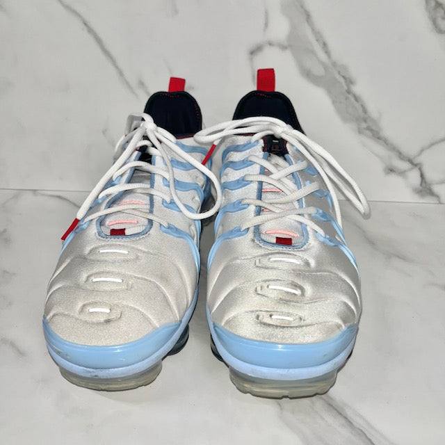 Nike Air VaporMax Plus 'University Red' Sneakers, Size 10.5 - Sandy's Savvy Chic Resale Boutique