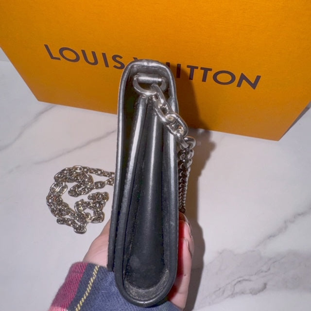 Louis Vuitton Twist Chain Wallet Monogram Canvas Crossbody Bag - Sandy's Savvy Chic Resale Boutique