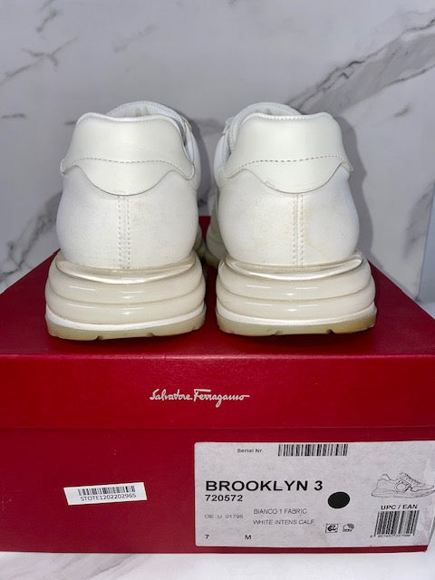 Salvatore Ferragamo Brooklyn Mens Sneakers size 7 - Sandy's Savvy Chic Resale Boutique